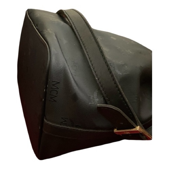 MCM Vintage Classic Black Bucket Bag Made in Germany Original price $375.00 - Picture 4 of 12